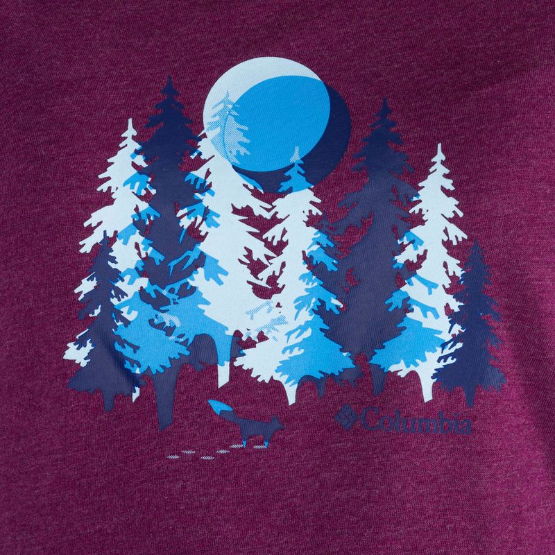 Női trekking póló Columbia Daisy Days Graphic piros 1934592 5