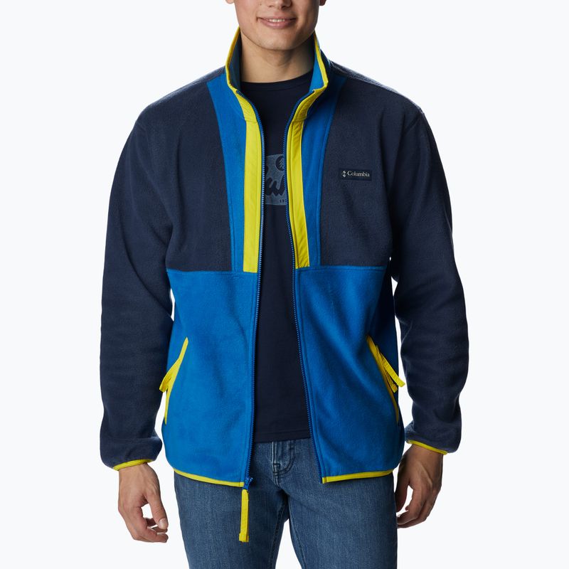 Columbia Back Bowl férfi fleece pulóver kék 1872794 3