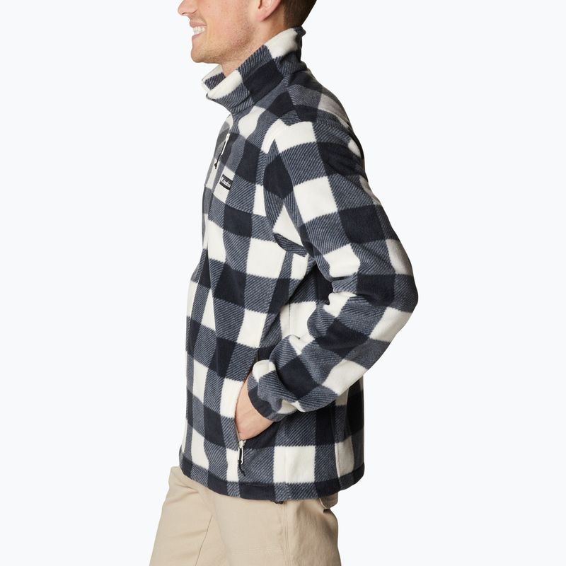 Columbia férfi Steens Mountain Printed fleece pulóver barna 1478231 2