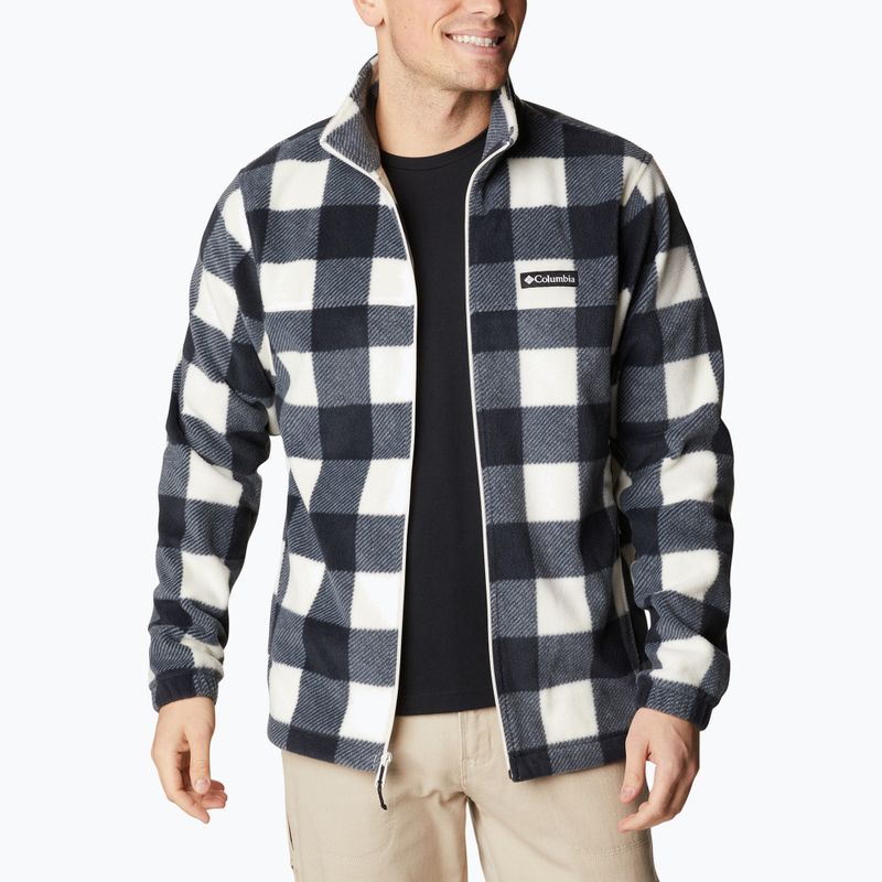 Columbia férfi Steens Mountain Printed fleece pulóver barna 1478231 4