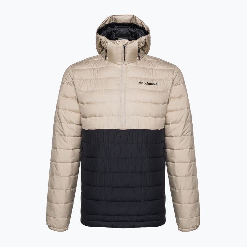 Columbia Powder Lite Anorak férfi pehelykabát bézs és fekete 1957391