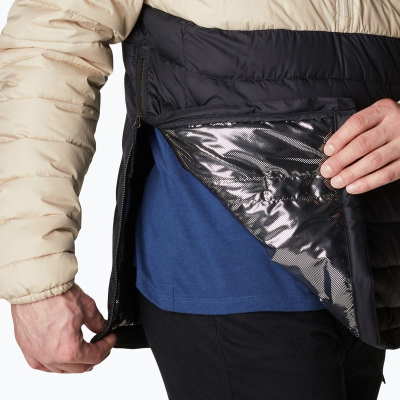 Columbia Powder Lite Anorak férfi pehelykabát bézs és fekete 1957391 9