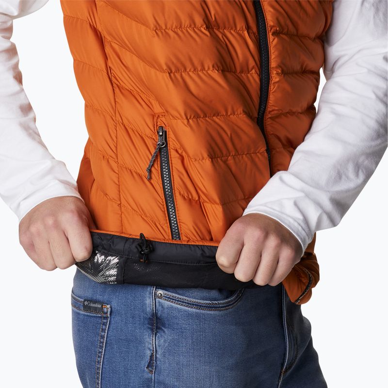 Columbia Powder Lite férfi túrázó ujjatlan barna 1748031 6