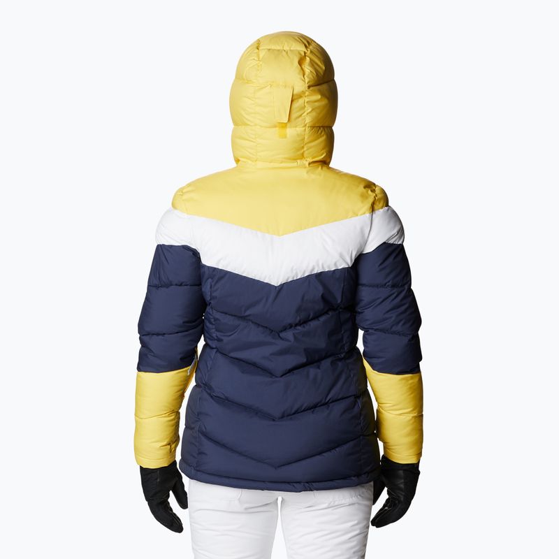 Columbia Abbott Peak Insulated női sí dzseki tengerészkék és sárga 1909971 7