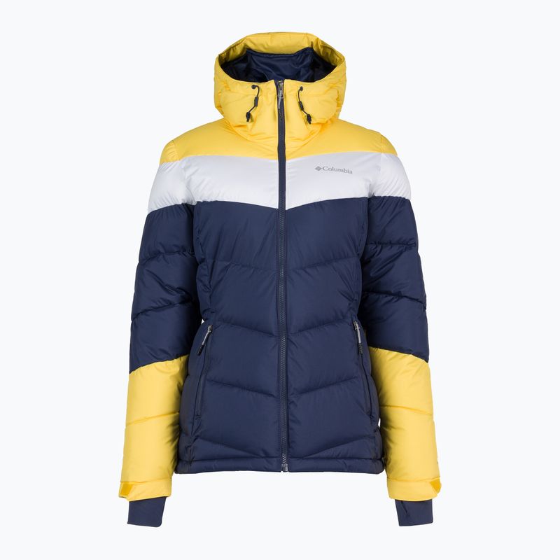 Columbia Abbott Peak Insulated női sí dzseki tengerészkék és sárga 1909971