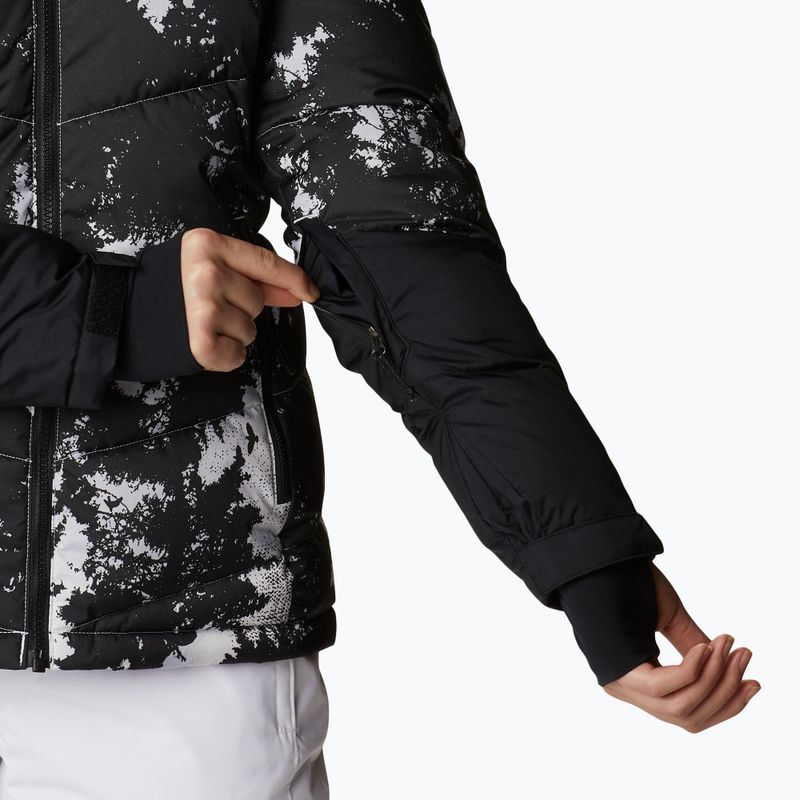 Columbia Abbott Peak Insulated női sí kabát fekete-fehér 1909971 6