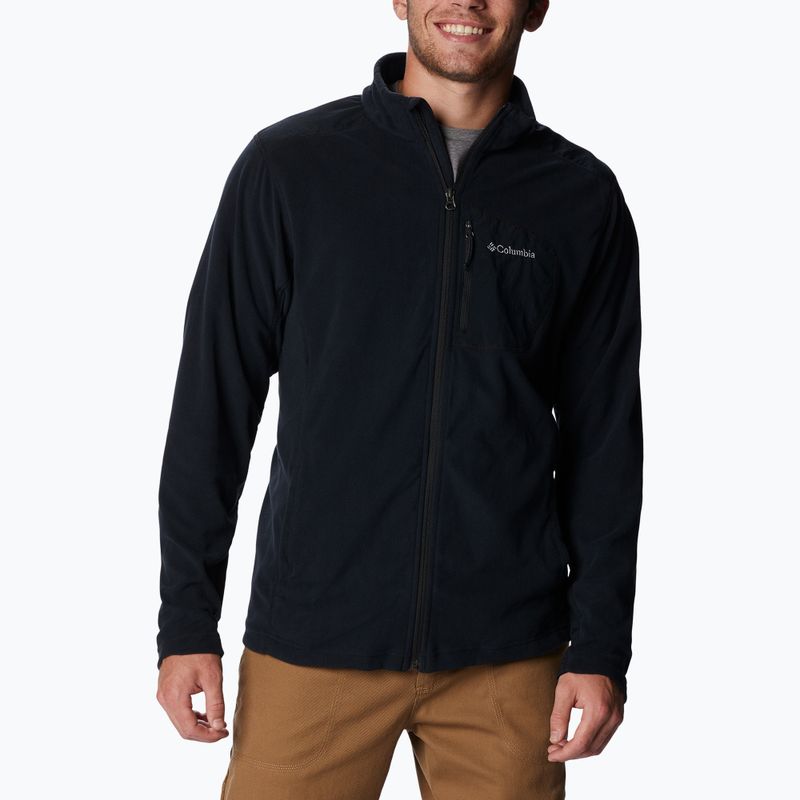 Columbia férfi Klamath Range Full Zip trekking pulóver fekete 2013604