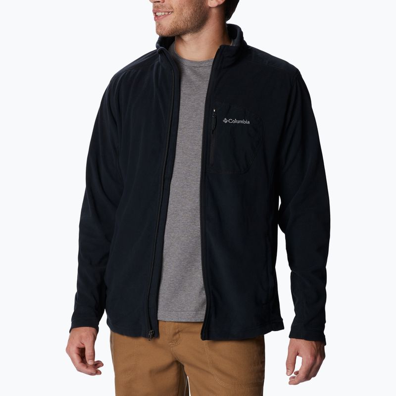 Columbia férfi Klamath Range Full Zip trekking pulóver fekete 2013604 5