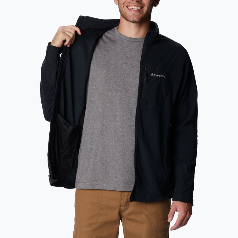Columbia férfi Klamath Range Full Zip trekking pulóver fekete 2013604 6