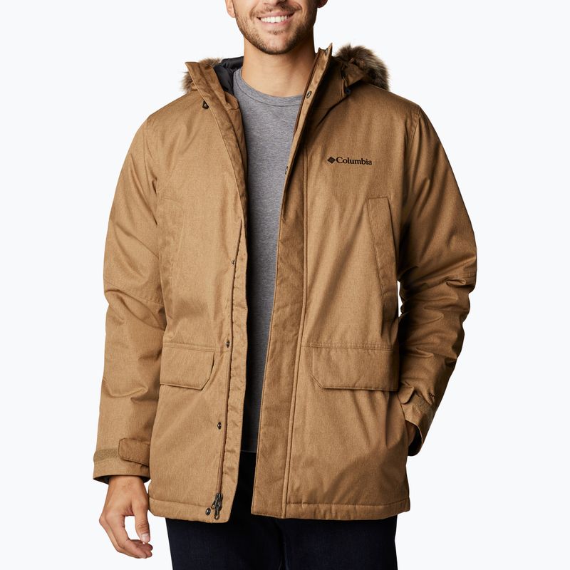 Columbia férfi Penns Creek II Parka pehelypaplan kabát barna 1864244