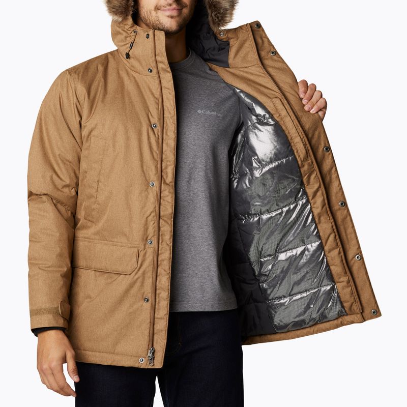 Columbia férfi Penns Creek II Parka pehelypaplan kabát barna 1864244 4
