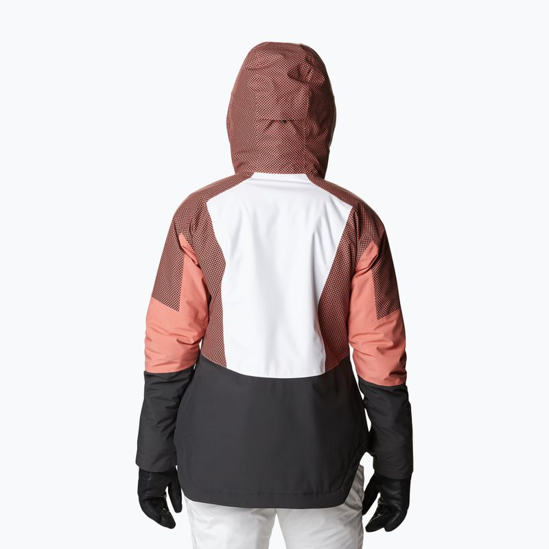 Columbia Snow Slab Blackdot női sí dzseki fekete és piros 2007551 3