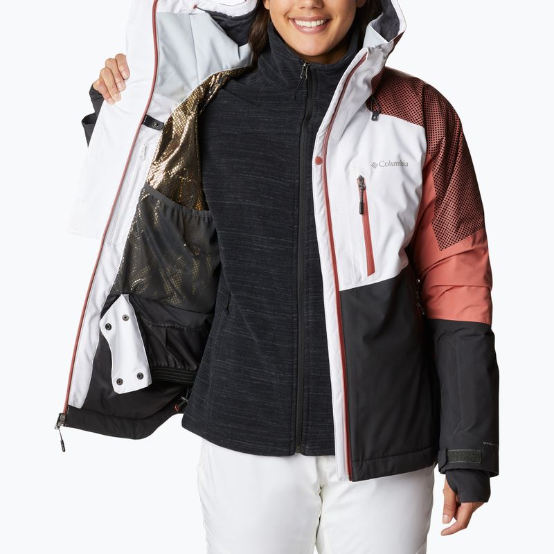 Columbia Snow Slab Blackdot női sí dzseki fekete és piros 2007551 4