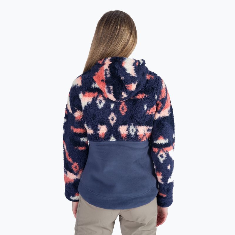 Columbia női Winter Pass Sherpa kapucnis fleece pulóver sötétkék 2013293 3