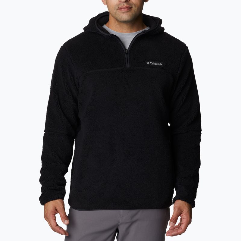 Columbia Rugged Ridge III Sherpa fekete férfi polár pulóver 2013692