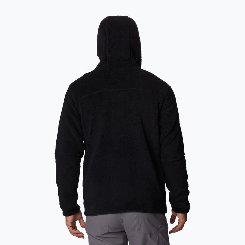 Columbia Rugged Ridge III Sherpa fekete férfi polár pulóver 2013692 2
