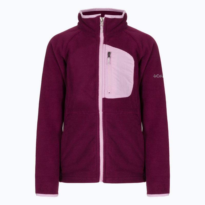 Columbia Fast Trek III gyermek fleece pulóver lila 1887852