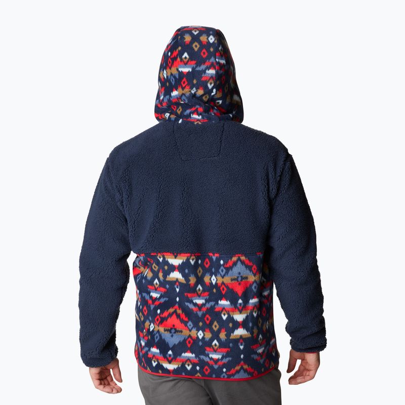 Columbia férfi Backbowl Sherpa fleece pulóver sötétkék 1952403 2