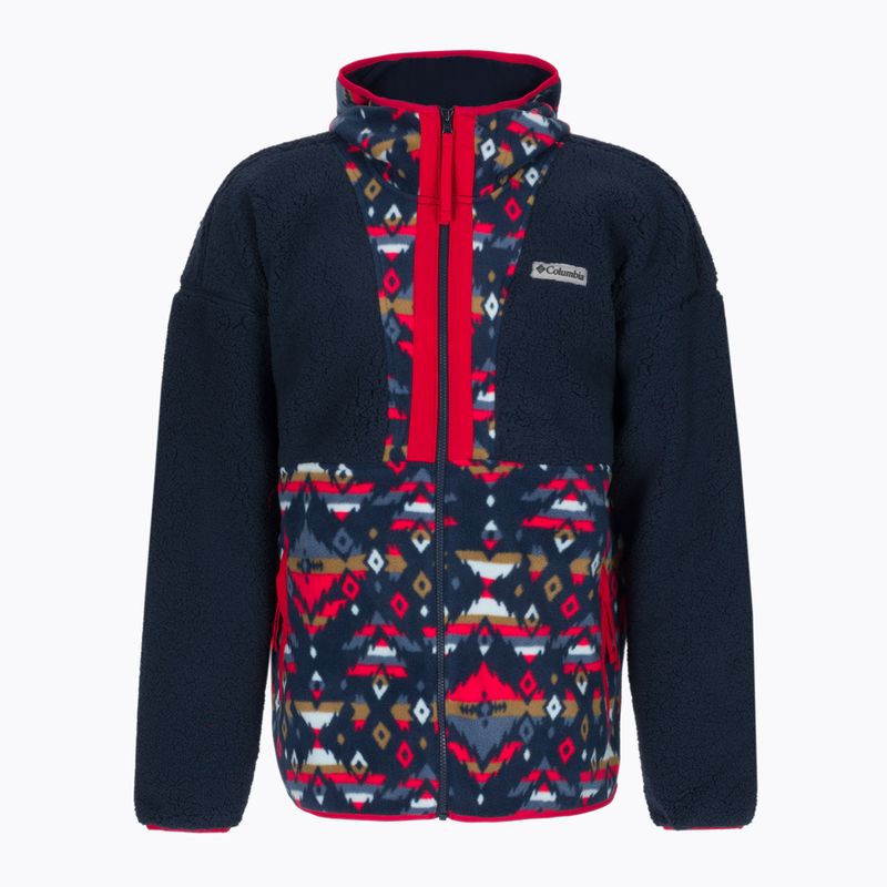 Columbia férfi Backbowl Sherpa fleece pulóver sötétkék 1952403 7