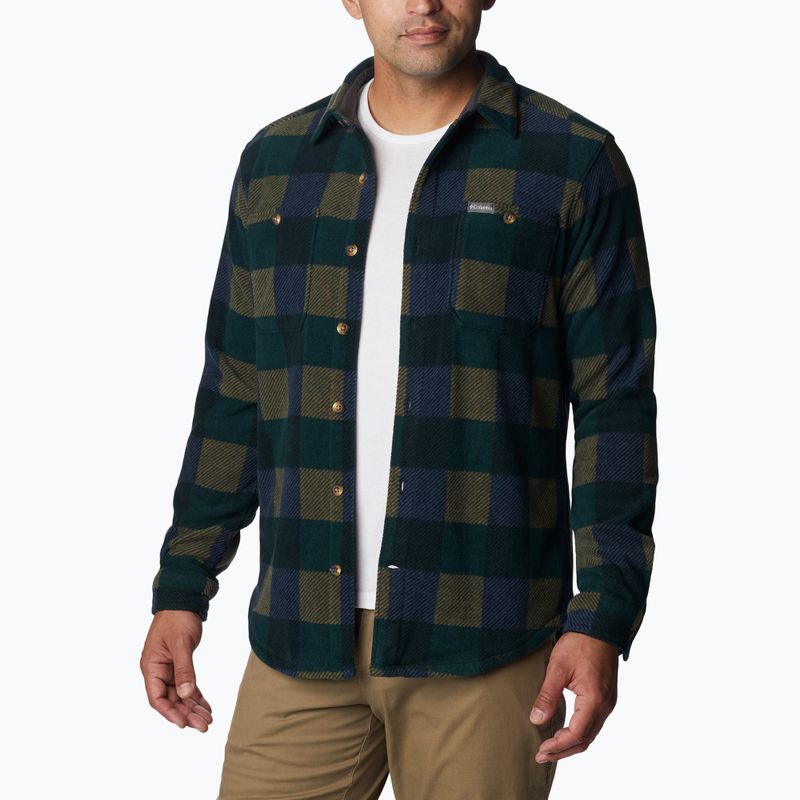 Columbia Flare Gun Fleece férfi ing zöld/zöld 1866624 4