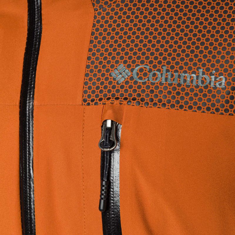 Columbia Snow Slab Black Dot barna férfi sí kabát 2008071 3