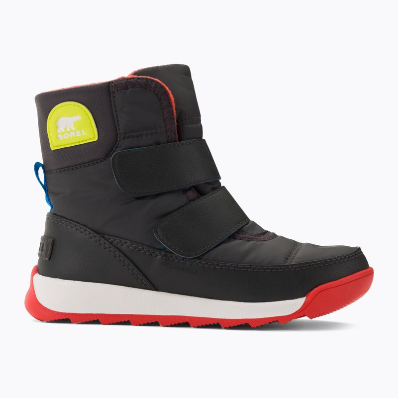 Sorel Whitney II Strap Wp jet/pipacs piros gyermek túrabakancsok 2