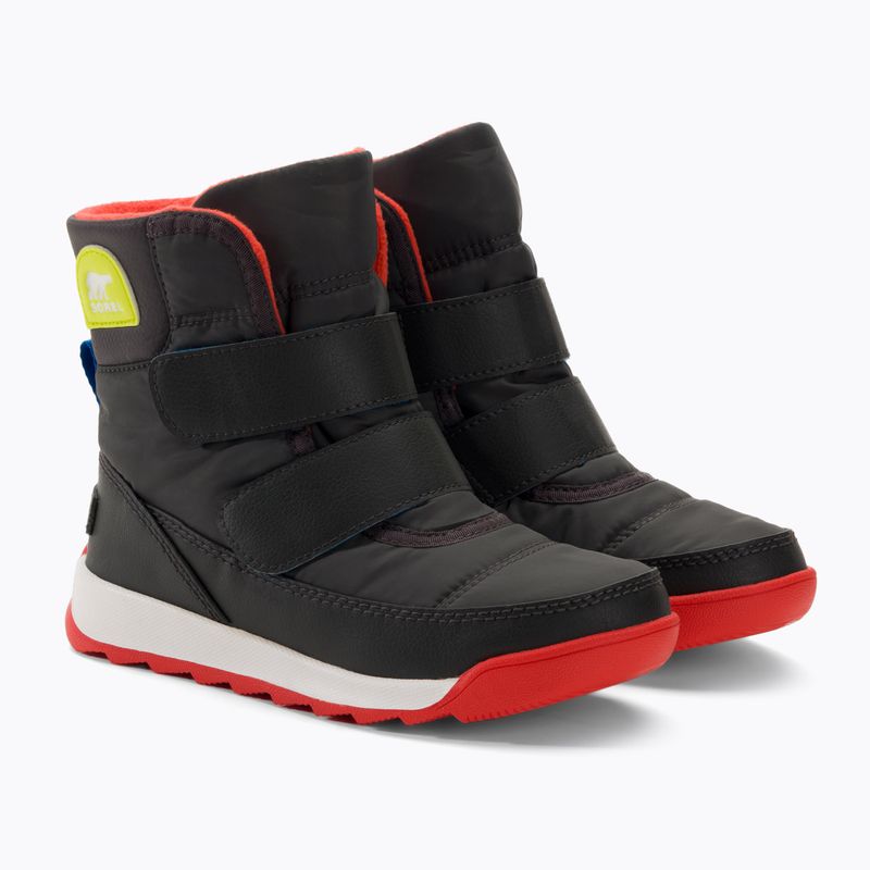 Sorel Whitney II Strap Wp jet/pipacs piros gyermek túrabakancsok 4