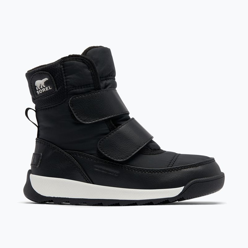 Sorel Whitney II Strap WP junior hócipő fekete/tengeri só 7