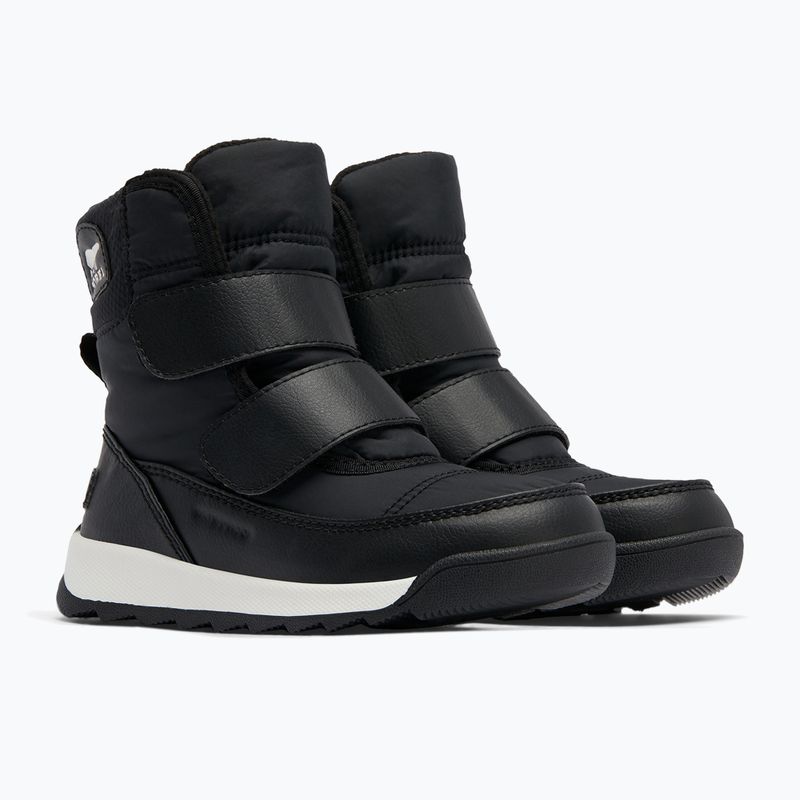 Sorel Whitney II Strap WP junior hócipő fekete/tengeri só 9