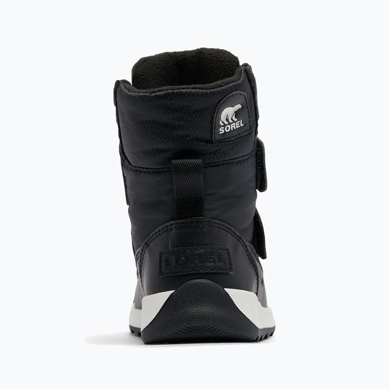 Sorel Whitney II Strap WP junior hócipő fekete/tengeri só 10