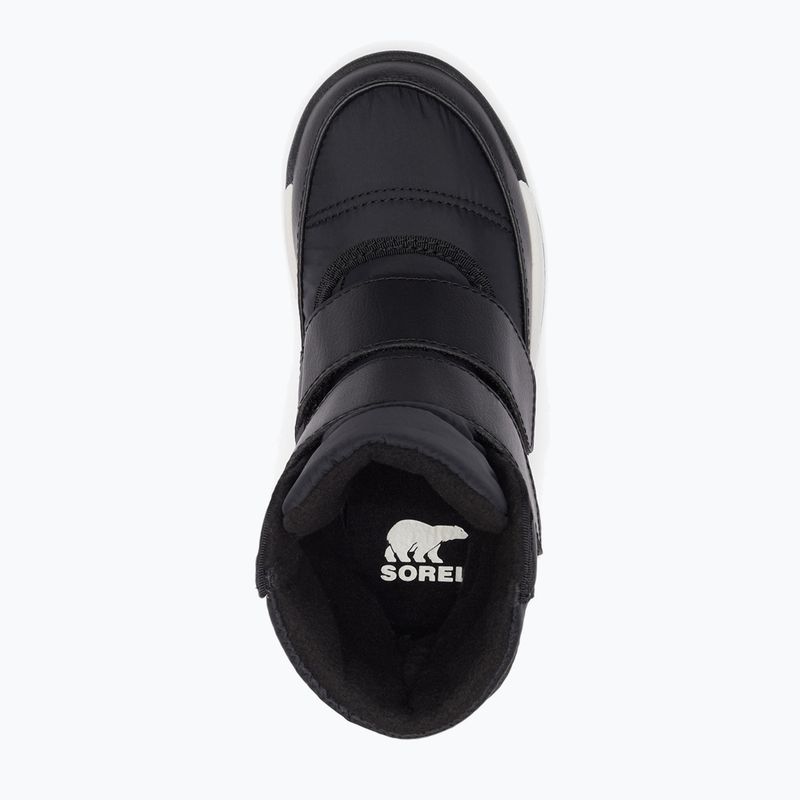 Sorel Whitney II Strap WP junior hócipő fekete/tengeri só 11