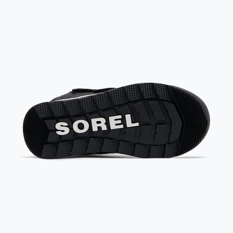 Sorel Whitney II Strap WP junior hócipő fekete/tengeri só 12