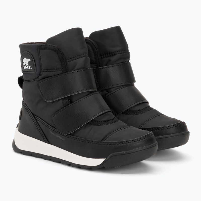 Sorel Whitney II Strap WP junior hócipő fekete/tengeri só 4
