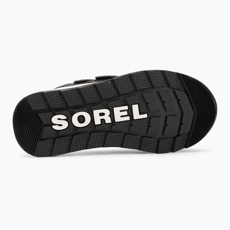 Sorel Whitney II Strap WP junior hócipő fekete/tengeri só 5
