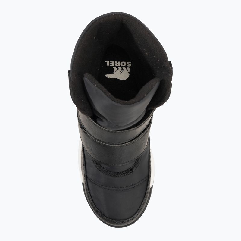 Sorel Whitney II Strap WP junior hócipő fekete/tengeri só 6