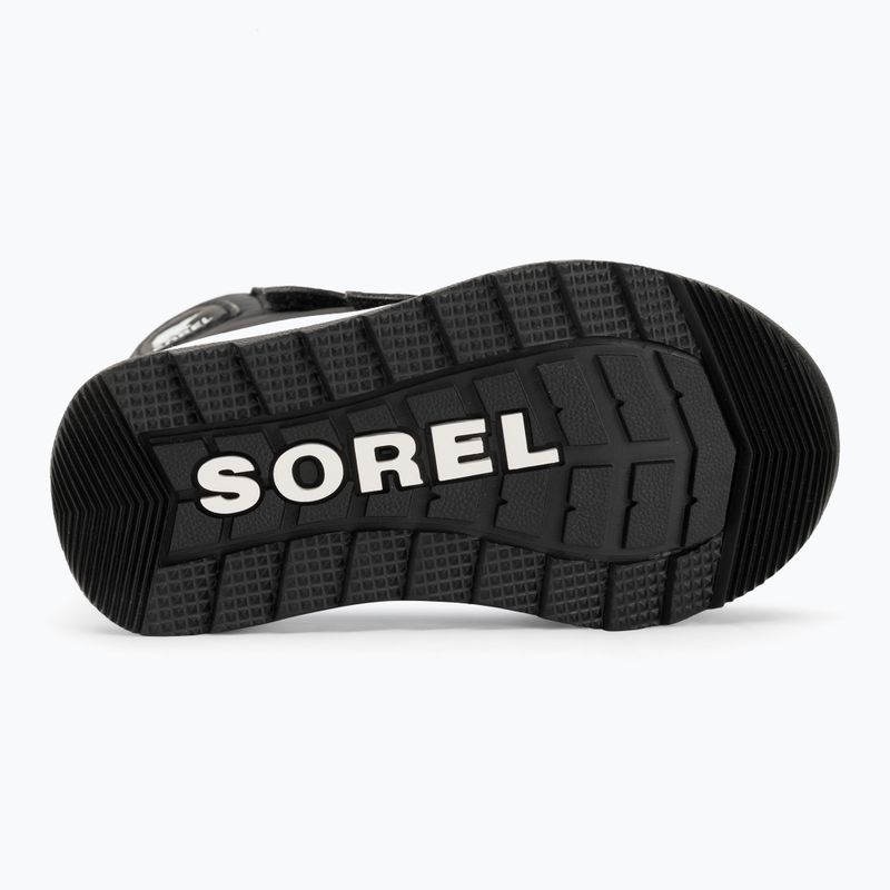 Sorel Whitney II Strap WP gyermek hócsizma fekete/tengeri só 5