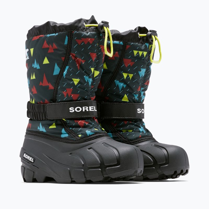 Gyermek túrabakancs Sorel Flurry Print Boys fekete/fekete 7