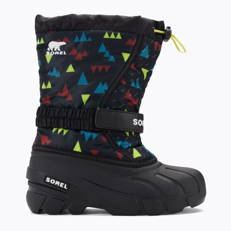 Gyermek túrabakancs Sorel Flurry Print Boys fekete/fekete 2