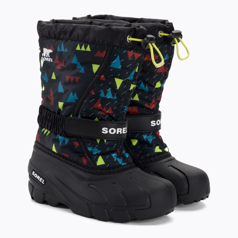 Gyermek túrabakancs Sorel Flurry Print Boys fekete/fekete 4