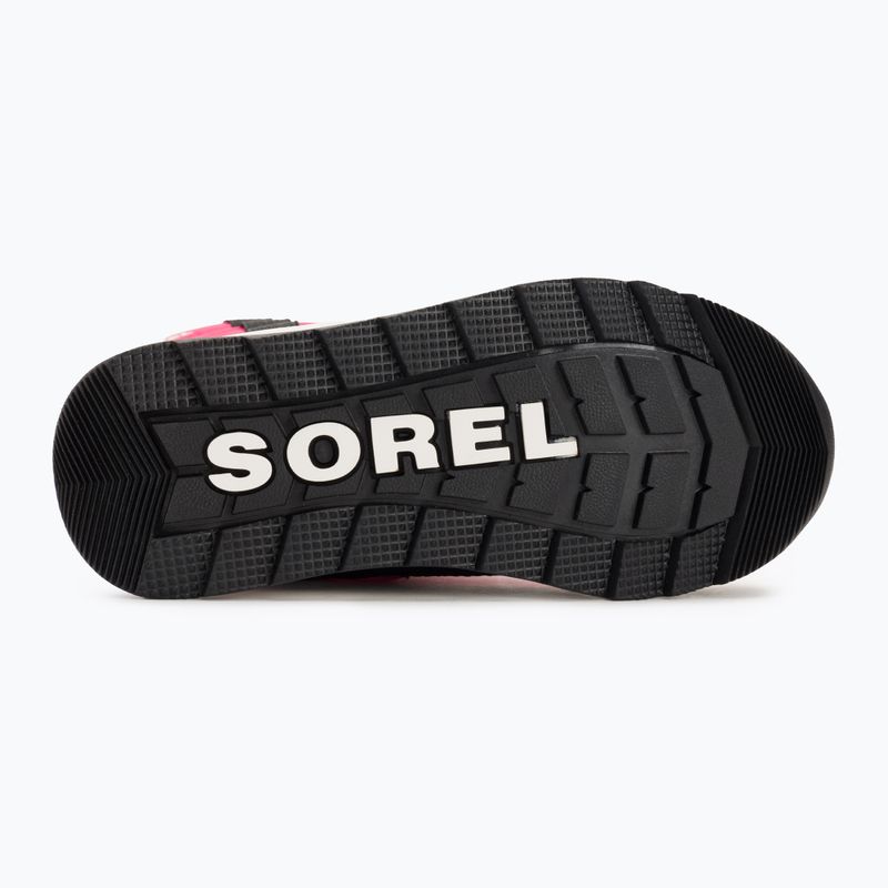 Sorel Outh Whitney II Puffy Mid gyermek hócsizma kaktusz rózsaszín/fekete 5