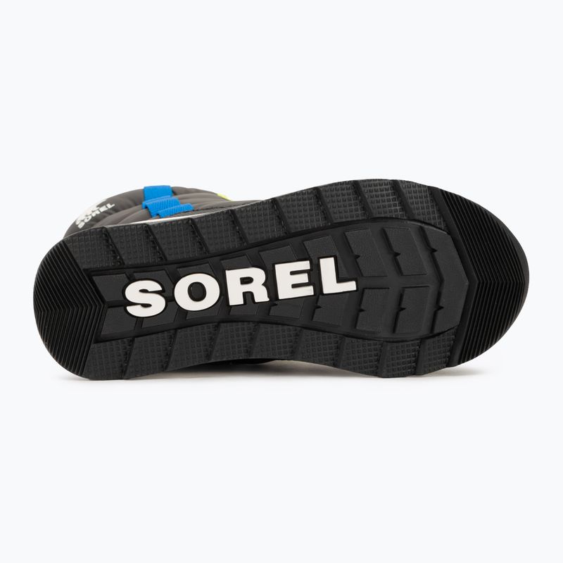 Sorel Outh Whitney II Puffy Mid jet/fekete gyermek hócsizma 5