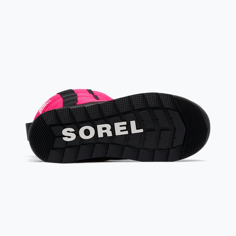 Sorel Outh Whitney II Puffy Mid junior hócsizma kaktusz rózsaszín/fekete 12