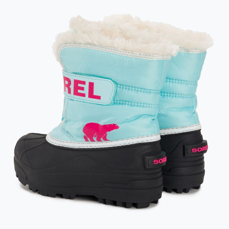 Sorel Snow Commander junior hócipő ocean surf/cactus pink 3