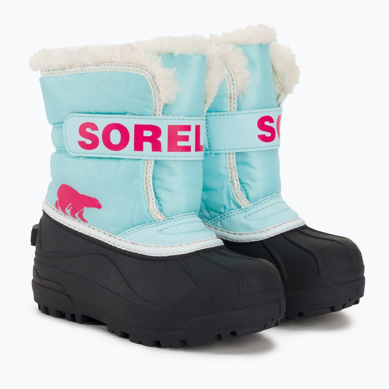 Sorel Snow Commander junior hócipő ocean surf/cactus pink 4
