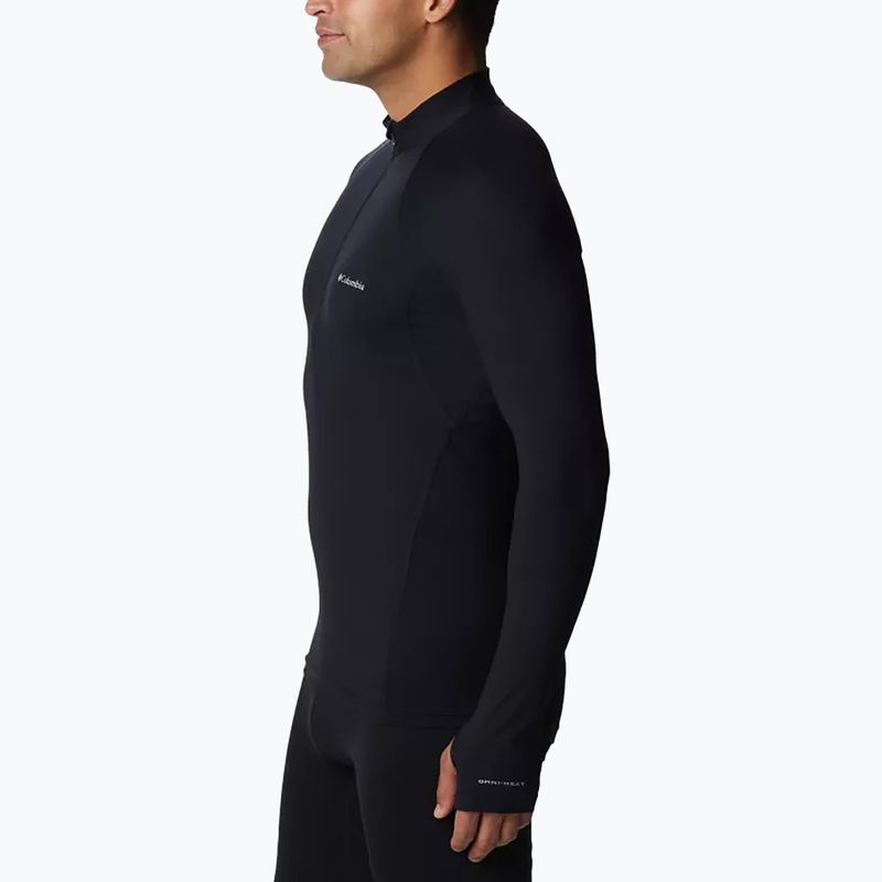 Férfi termoaktív pulóver Columbia Midweight Stretch fekete 3