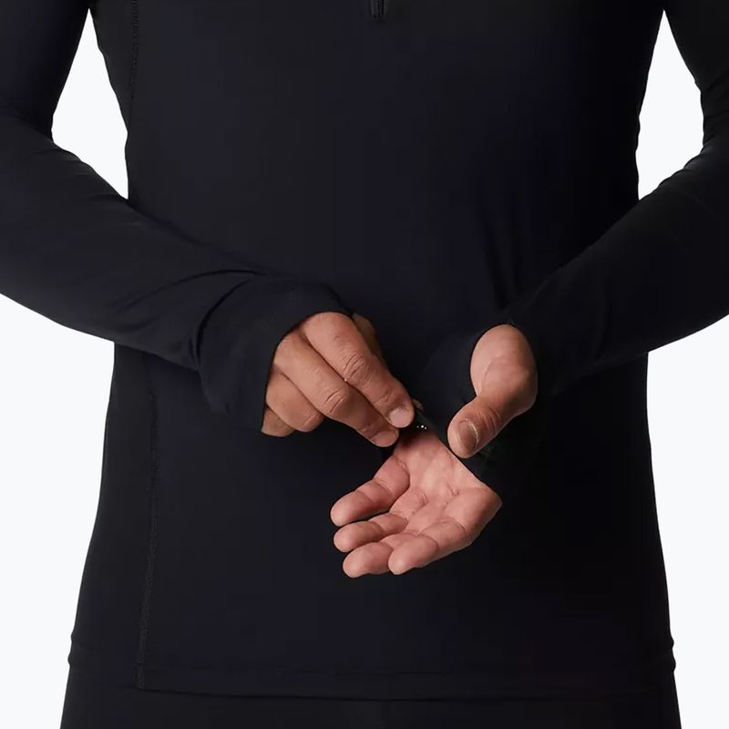 Férfi termoaktív pulóver Columbia Midweight Stretch fekete 5