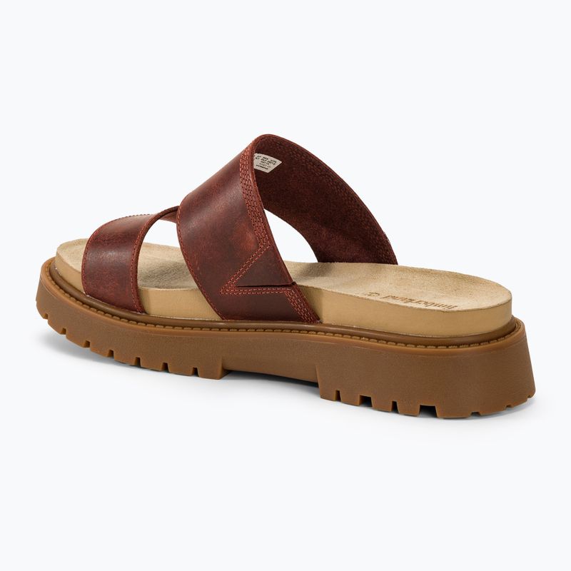 Női papucs Timberland Clairemont Way dark red full grain 3