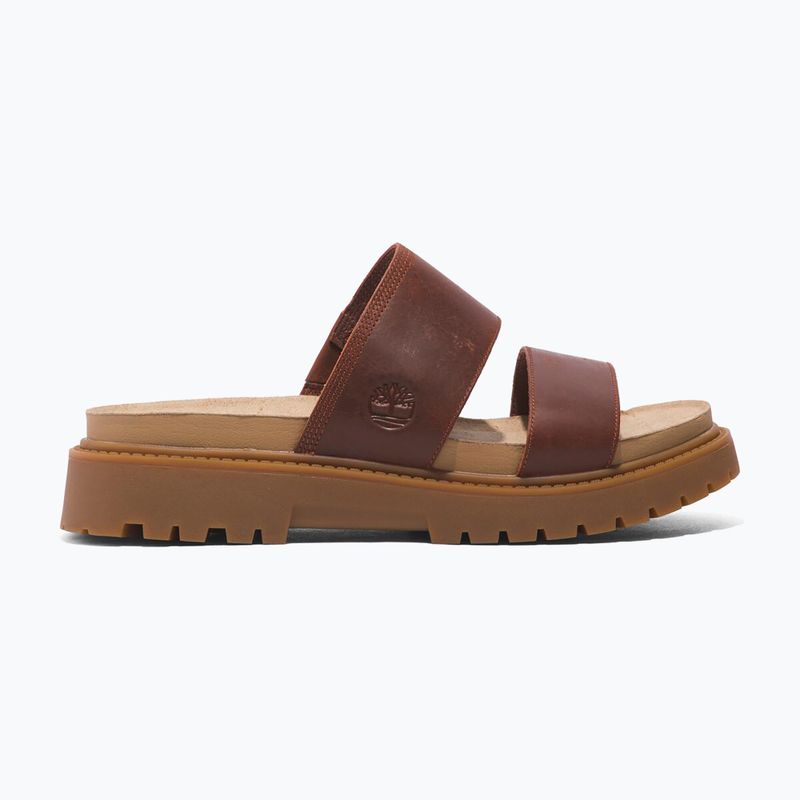 Női papucs Timberland Clairemont Way dark red full grain 9