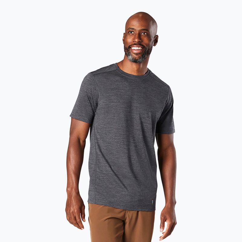 Férfi Smartwool Merino Tee sötétszürke 00744 trekking póló
