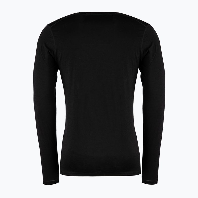 Férfi termoaktív pulóver Smartwool Merino 150 Baselayer Boxed fekete 2